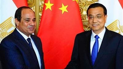 الرئيس السيسى ورئيس وزراء الصين يبحثان سبل تعزيز العلاقات الثنائية