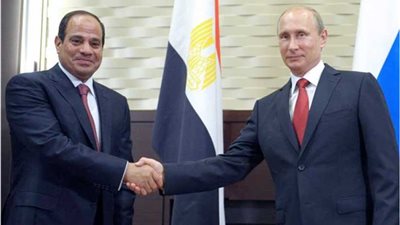 الرئيس السيسي يلتقى نظيره الروسي فى العاصمة الصينية بكين