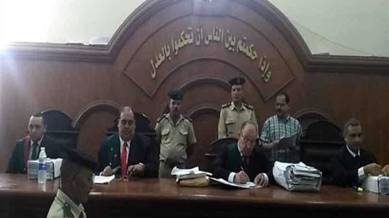 وصول المتهمين بقتل