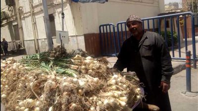 بجنيه بس احتفل مع عم صلاح بشم النسيم واشترى أرخص «بصل» في مصر