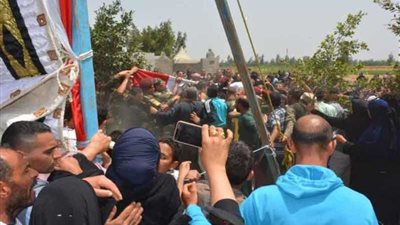 تشيع جثمان شهيد حفظ السلام بمسقط رأسه بالبحيرة 