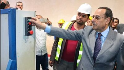 افتتاح محطة تحلية مياه البحر في المساعيد بالعريش