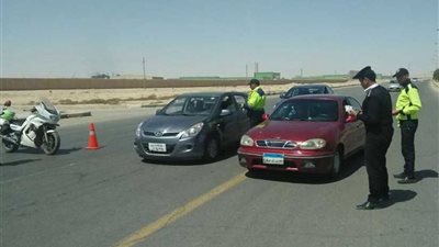 مساعد الوزير للمرور يتفقد الطرق السريعة لتأمين رحلات المواطنين فى عيد الربيع