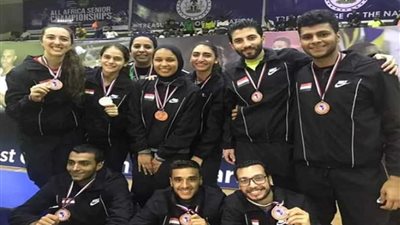 فراعنة الريشة الطائرة يتوجون بـ 5 برونزيات بنيجيريا