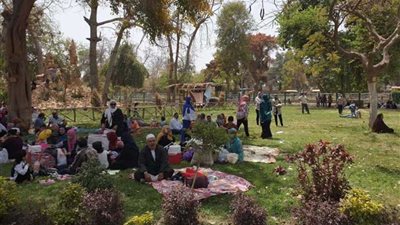 سكان القاهرة الكبرى يهربون إلى القناطر الخيرية.. (صور )