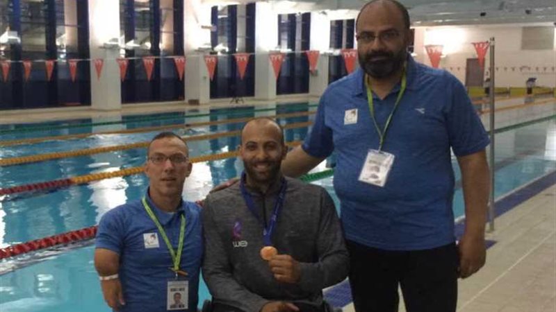 ميدالية برونزية وتأهل