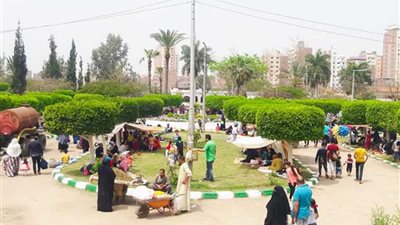 حدائق الدقهلية تستقبل المتنزهين في 