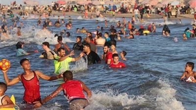 مليون زائر بمصيف بلطيم للاحتفال بعيد الربيع