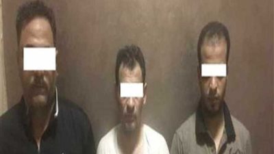 ضبط ثلاثة اختطفوا عاملا وأجبروه على توقيع إيصالات أمانة بحلوان