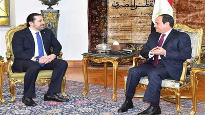 رئيس الوزراء اللبناني يعرب عن تطلع الحكومة اللبنانية لتعزيز علاقات التعاون الثنائي مع مصر