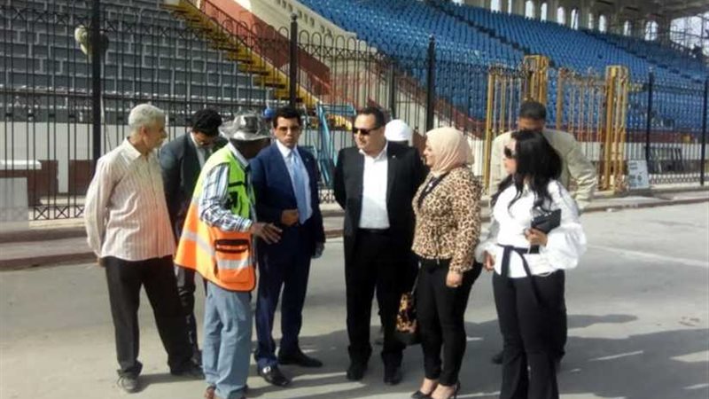 وزير الرياضة يتفقد