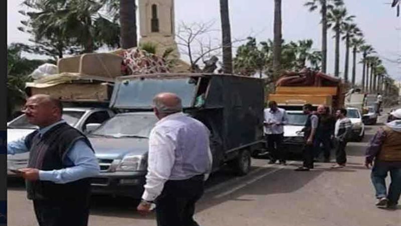 إخلاء كبائن شاطئ