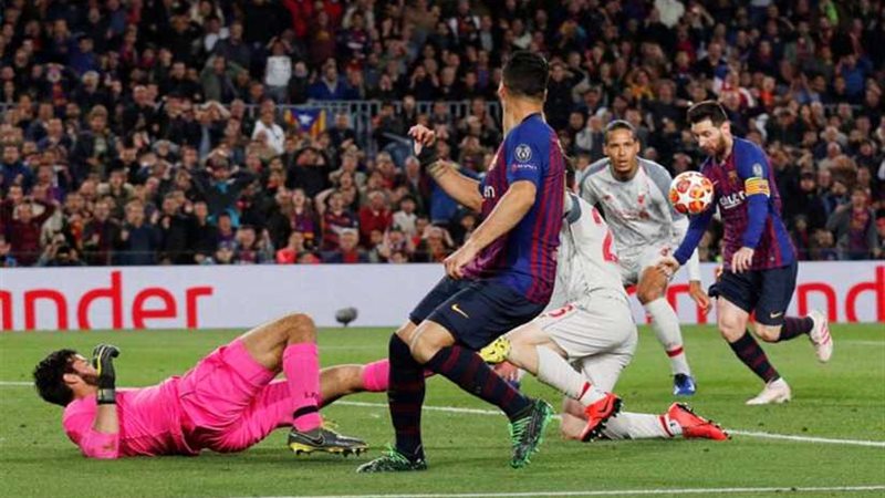 ميسى يحطم ليفربول