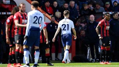 توتنهام يواصل عروضه السيئة بهزيمة أمام بورنموث