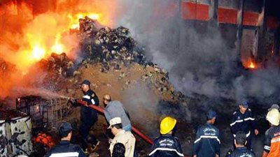 السيطرة على حريق بمصنع نسيج بمدينة العبور