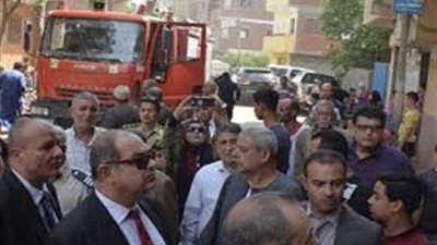 محافظ الغربية : صرف 10 آلاف جنيه للأسر المتضررة من حريق بأحد منازل قرية النحارية