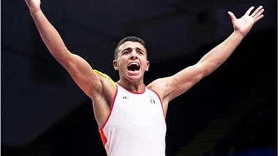 وزير الرياضة يهنئ محمد إبراهيم بحصوله على ذهبية بطولة البحر المتوسط للمصارعة