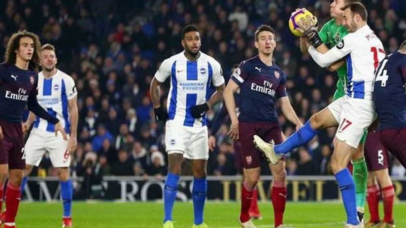 تعادل آرسنال وبرايتون