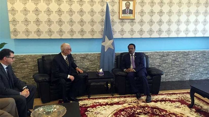 الرئيس الصومالي يؤكد