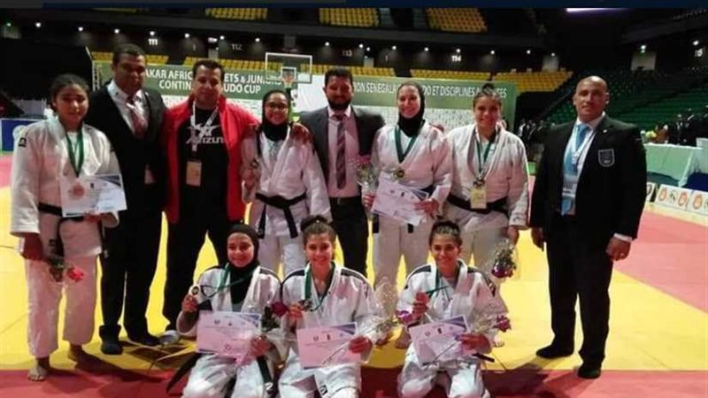 بعثة الجودو تصل القاهرة