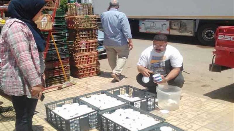 إعدام 90 كيلو أغذية