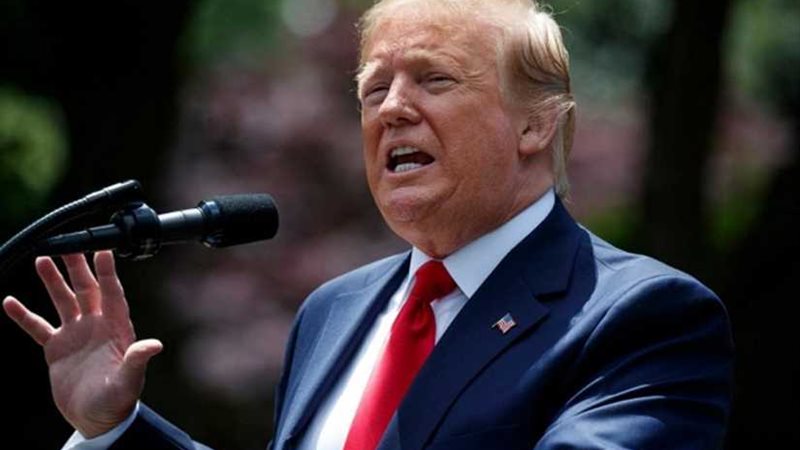 ترامب: لا حاجة للإسراع