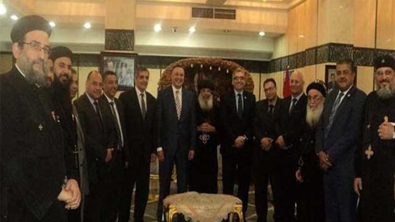 خلال زيارته لمطرانية