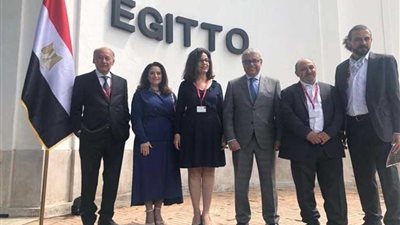 القنصل العام بميلانو يفتتح الجناح المصري ببينالي فينسيا