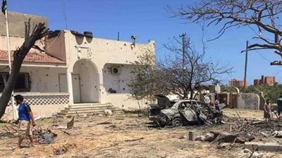 غارة جوية تدمر غرفة اتصالات وآليات عسكرية للميليشيات في الزاوية.. (صور)