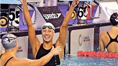 فريدة عثمان تتوج بفضية بطولة الابطال العالمية للسباحة بالمجر