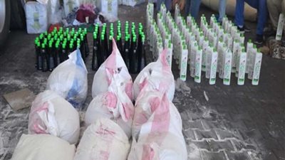 إحباط جلب نصف طن من مادة كيميائية تستخدم في صناعة المواد المتفجرة