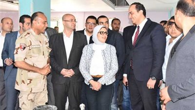 وزيرة الصحة: الانتهاء من مبنى العيادات الخارجية بمستشفى بورسعيد العام