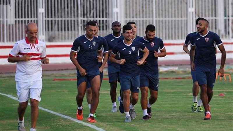 الزمالك يخوض التدريبات