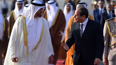 الرئيس السيسى يستقبل محمد بن زايد 