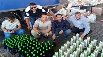 جمارك نويبع تحبط تهريب مستحضرات تجميل بتعويضات مستحقة 3.6 مليون جنيه