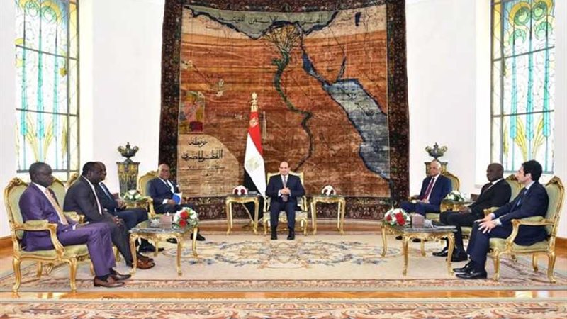 الرئيس السيسي يستقبل