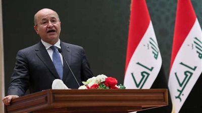 الرئيس العراقي يشدد على ضرورة اعتماد الحوار لتقليل التوتر بالمنطقة