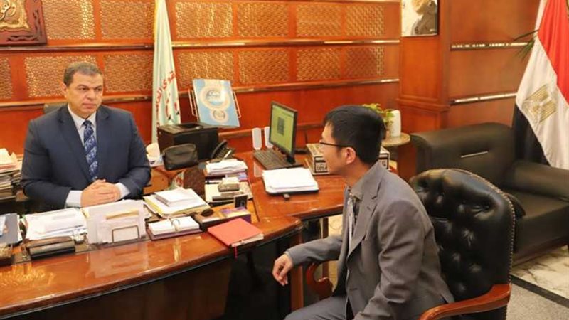 سعفان يبحث مع هواوي