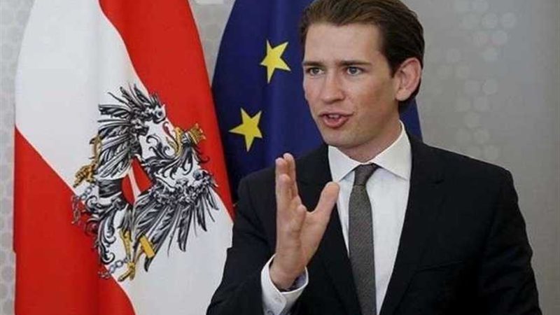 مستشار النمسا يعلن