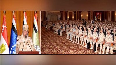 وزير الدفاع يلتقى عدداً من دارسى المعاهد التعليمية بالقوات المسلحة