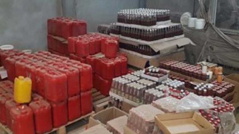 ضبط مصنع مواد غذائية