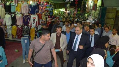 محافظ الغربية يتفقد أعمال تجميل وتطوير شوارع طنطا