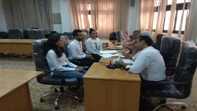 مقابلات لطلاب جامعة قناة السويس المرشحين للتبادل الطلابى مع أكاديمية تيسينوف البلغارية