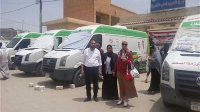 قافلة طبية بالوحدة الصحية ببرج العرب بالإسكندرية
