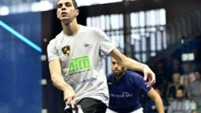 علي فرج x أبو الغار.. مباريات ربع نهائي بطولة بريطانيا للاسكواش