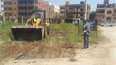 تطوير حديقة 30 يونيو بجمصة استعدادا لموسم الصيف