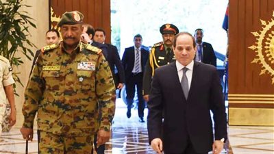 الرئيس السيسي يستقبل الفريق أول ركن عبد الفتاح البرهان بقصر الاتحادية.. (فيديو)