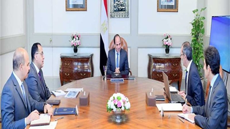 السيسي يبحث مع وزير