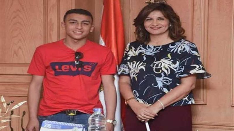 وزيرة الهجرة تستقبل