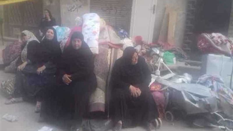 سكان العقار المنهار